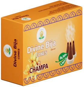 Divine Bija Incense Dhoop Cones | Champa | #175 175/466