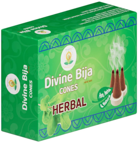 Divine Bija Incense Dhoop Cones | Herbal | #176 176/466