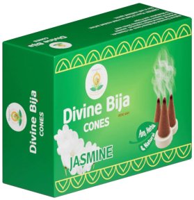 Divine Bija Incense Dhoop Cones | Jasmine | #177 177/466