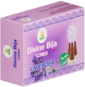 Divine Bija Incense Dhoop Cones | Lavender | #178 178/466