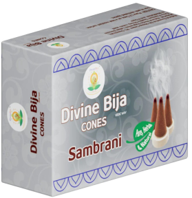 Divine Bija Incense Dhoop Cones | Sambrani | #180 180/466