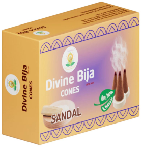 Divine Bija Incense Dhoop Cones | Sandal | #181 181/466