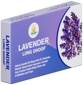 Divine Bija Long Dhoop Incense Sticks | Lavender | #214 214/466