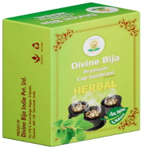 Divine Bija Premium Cup Sambrani Herbal #260 260/466