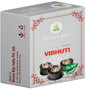 Divine Bija Premium Cup Sambrani Vibhuti #266 266/466