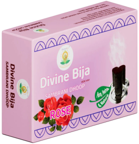 Divine Bija Sambrani Dhoop Stems | Rose #290 290/466