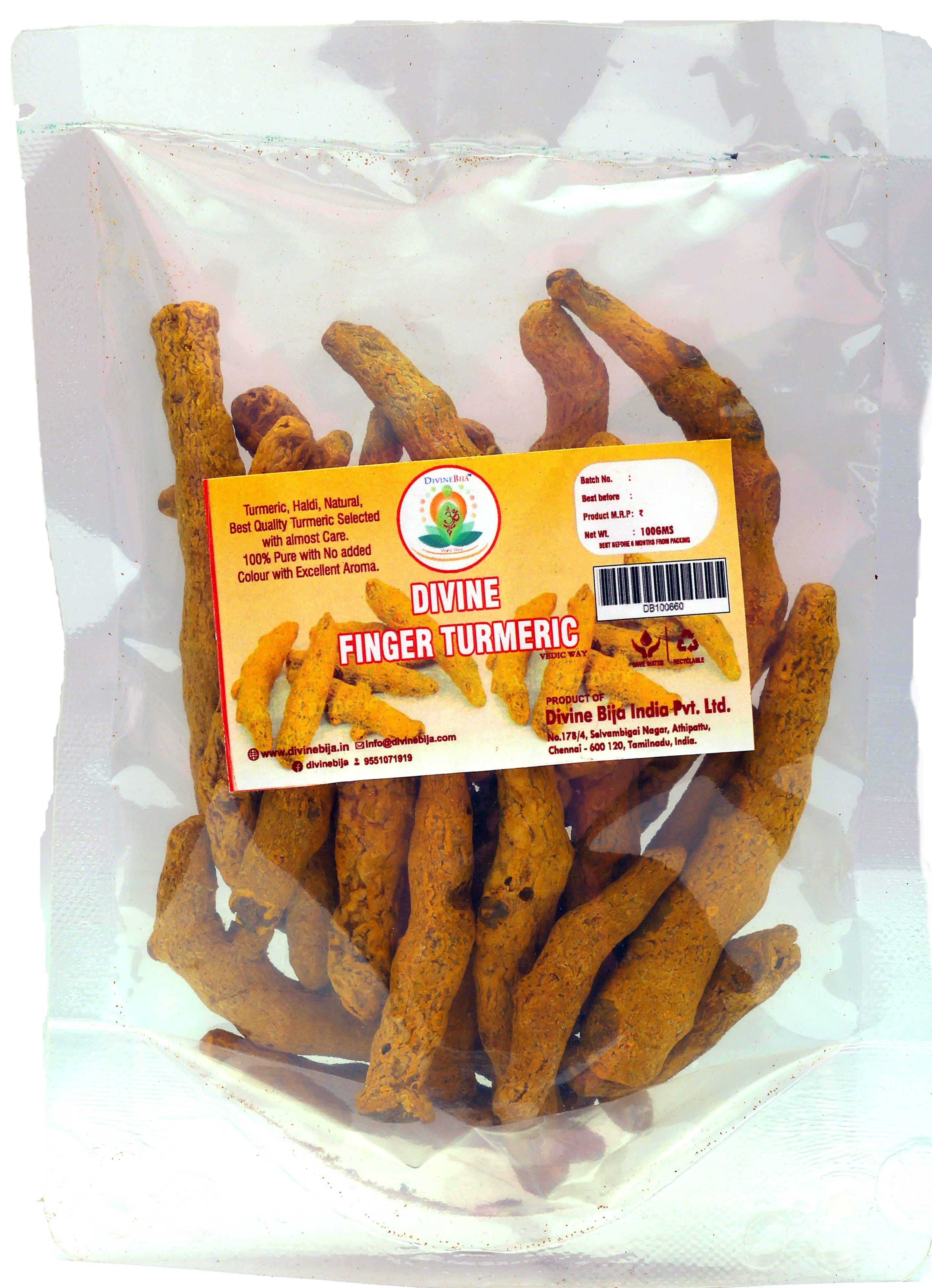 Divine Bija Finger Turmeric Divine Bija India Pvt Ltd | A story of motivation, passion and unconditional commitment
