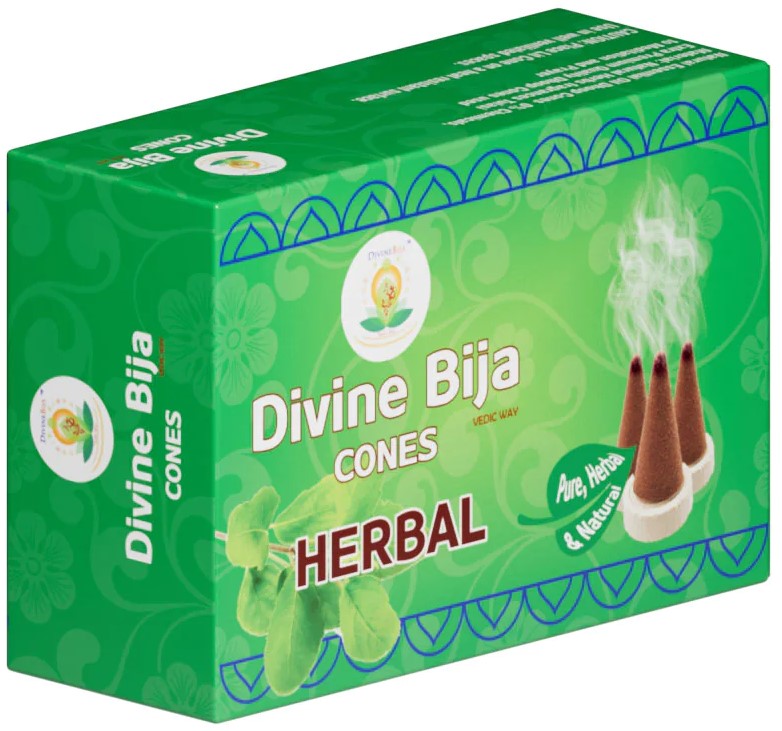 Divine Bija Incense Dhoop Cones | Herbal | Id178 #179/470