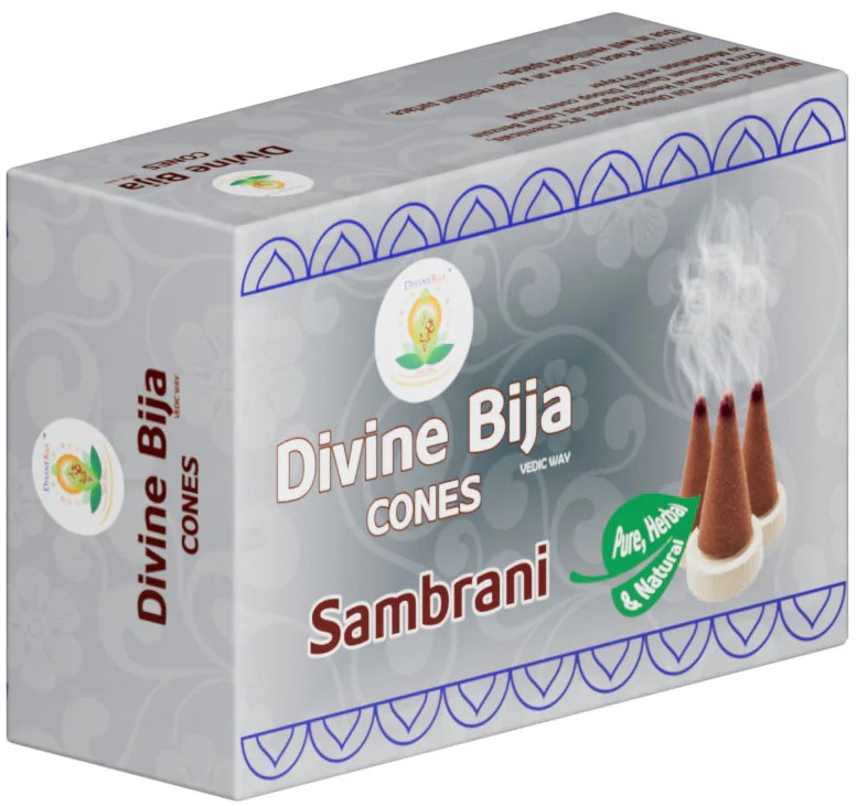 Divine Bija Incense Dhoop Cones | Sambrani | Id182 #183/470