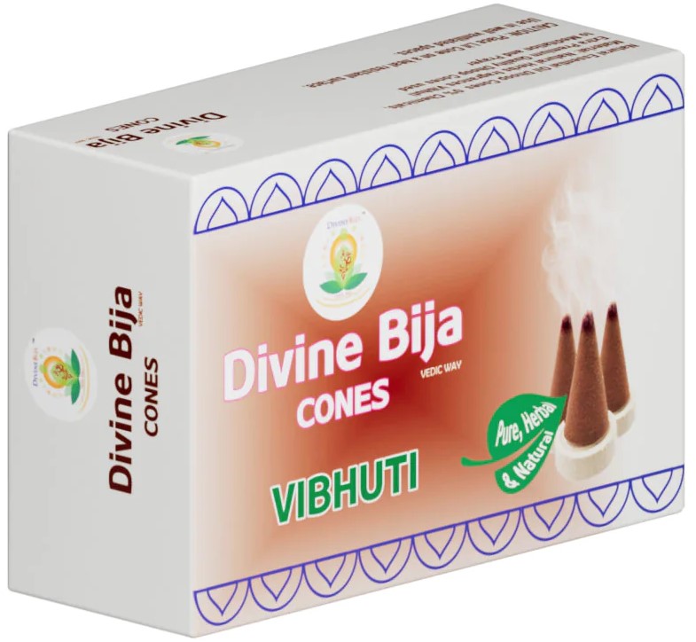 Divine Bija Incense Dhoop Cones | Vibhuti | Id185 #186/470