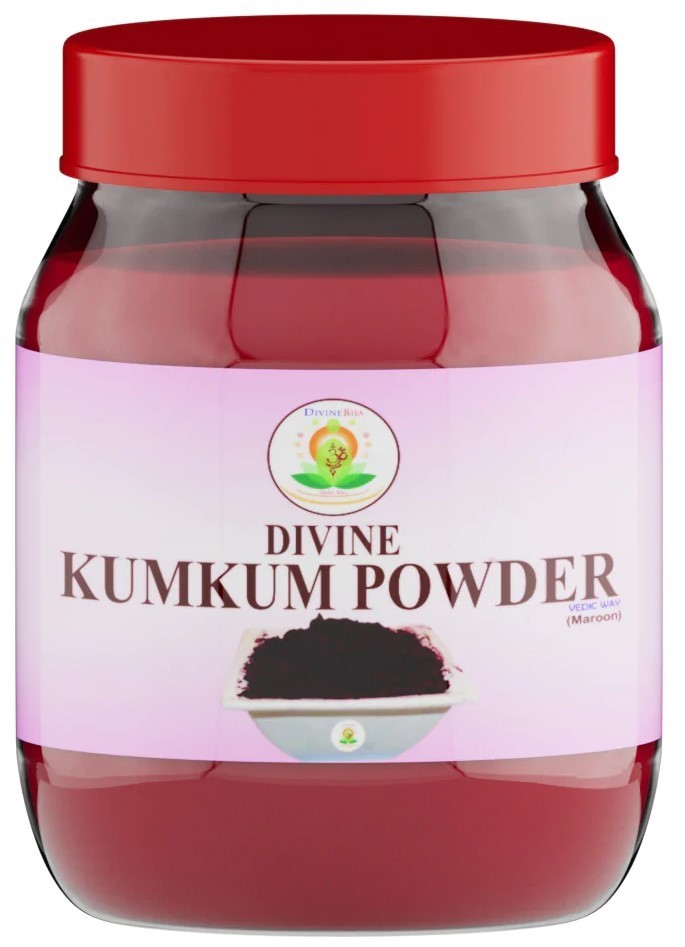Divine Bija Kumkum | Sindoor Powder Maroon Divine Bija India Pvt Ltd | A story of motivation, passion and unconditional commitment