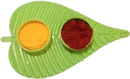 Divine Bija Leaf Turmeric kumkum Set / Thamboolam Set Divine Bija India Pvt Ltd | A story of motivation, passion and unconditional commitment