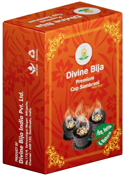 Divine Bija Premium Cup Sambrani | Loban Id261 #262/470