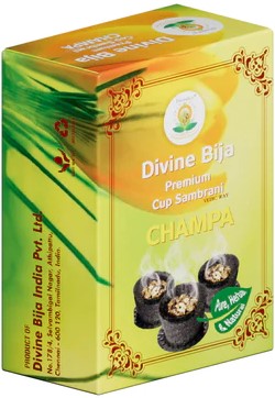 Divine Bija Premium Cup Sambrani Champa Id262 #263/470