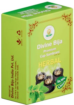 Divine Bija Premium Cup Sambrani Herbal Id263 #264/470