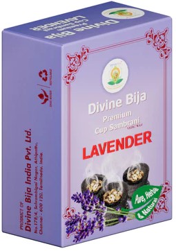 Divine Bija Premium Cup Sambrani Lavender Id265 #266/470