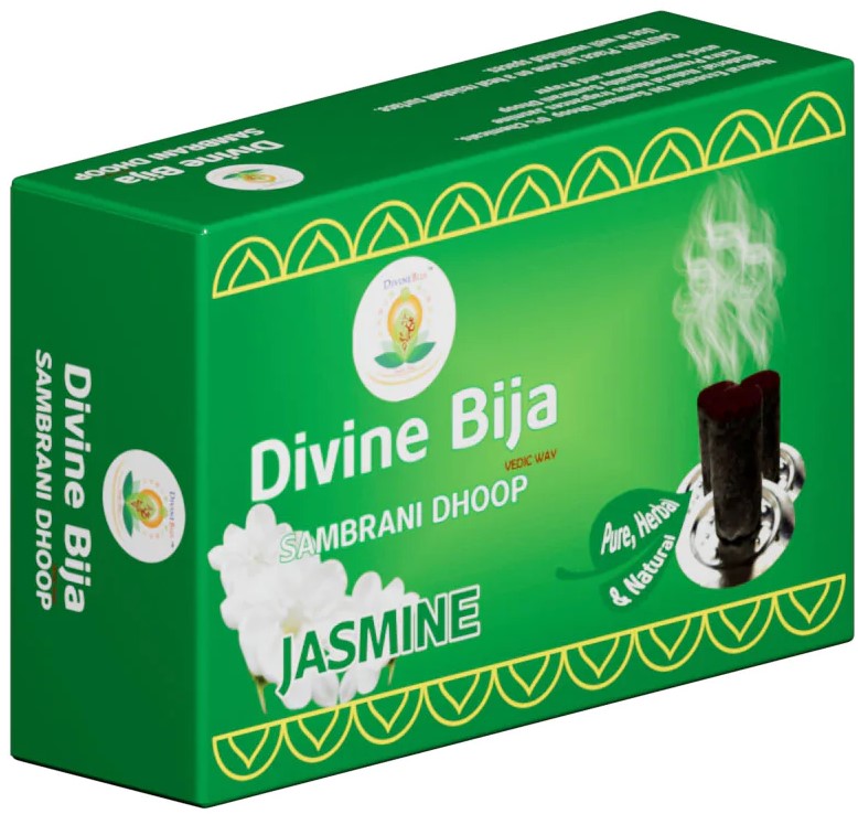 Divine Bija Sambrani Dhoop Stems | Jasmine Id290 #291/470