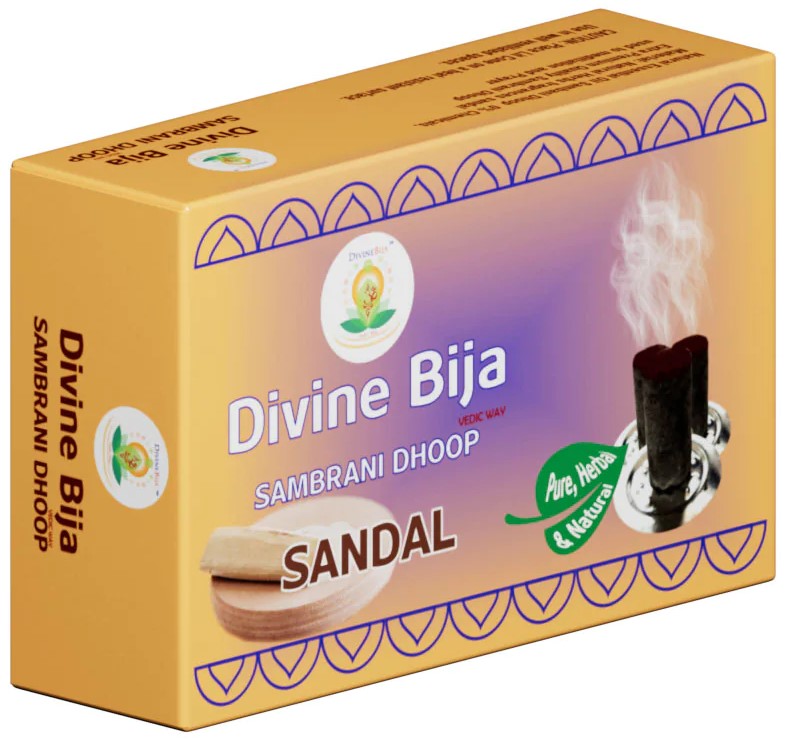 Divine Bija Sambrani Dhoop Stems | Sandal Id294 #295/470