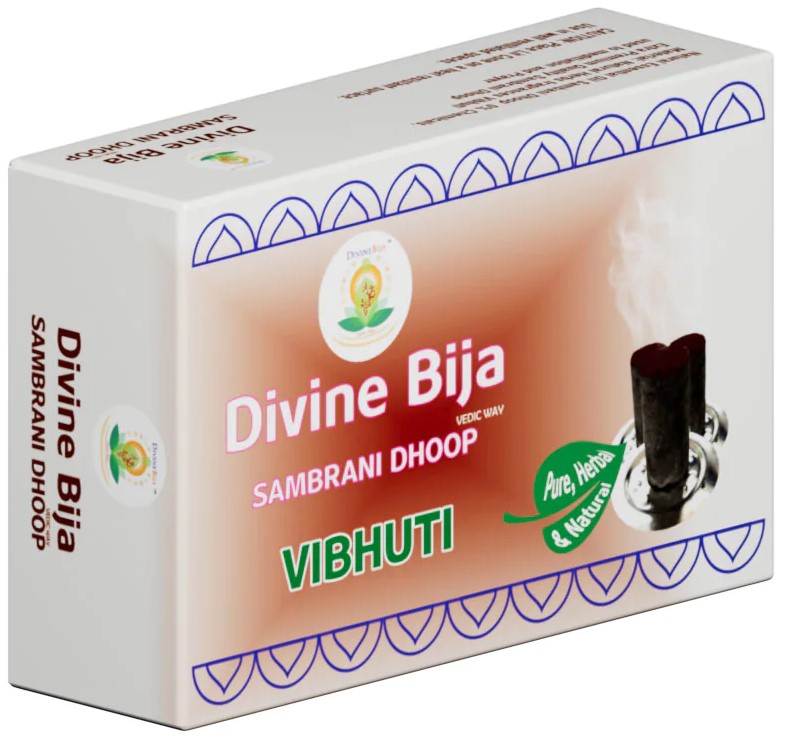 Divine Bija Sambrani Dhoop Stems | Vibhuti Id296 #297/470