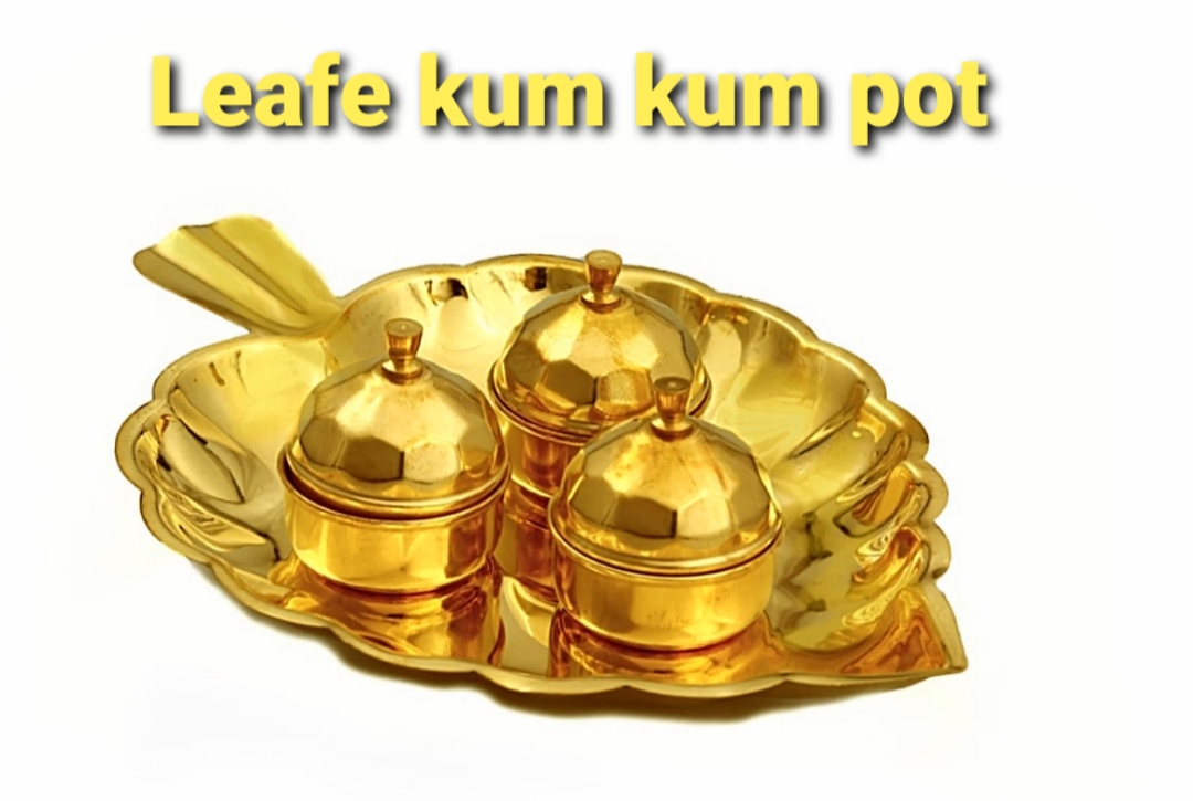 Divine Bija Brass Leaf Kumkum Pot Divine Bija India Pvt Ltd | A story of motivation, passion and unconditional commitment