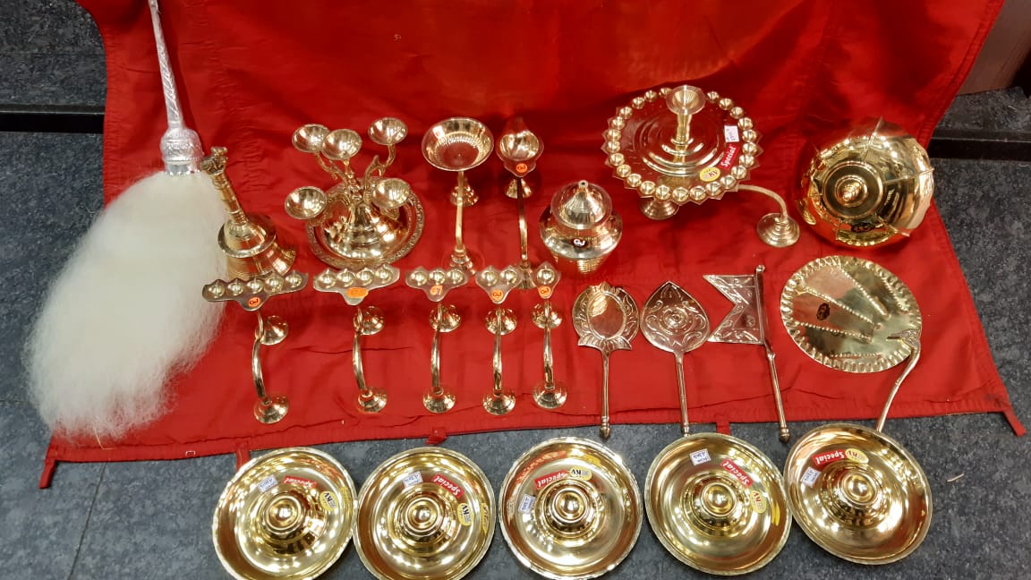 Divine Bija Brass Sodasa Upachara Set Divine Bija India Pvt Ltd | A story of motivation, passion and unconditional commitment
